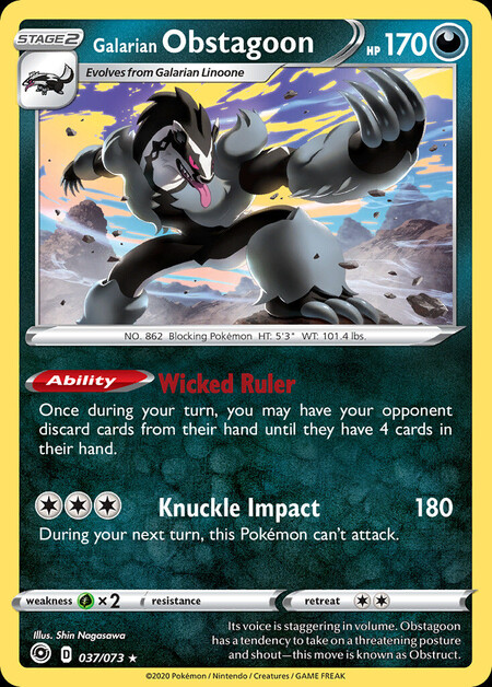 Galarian Obstagoon