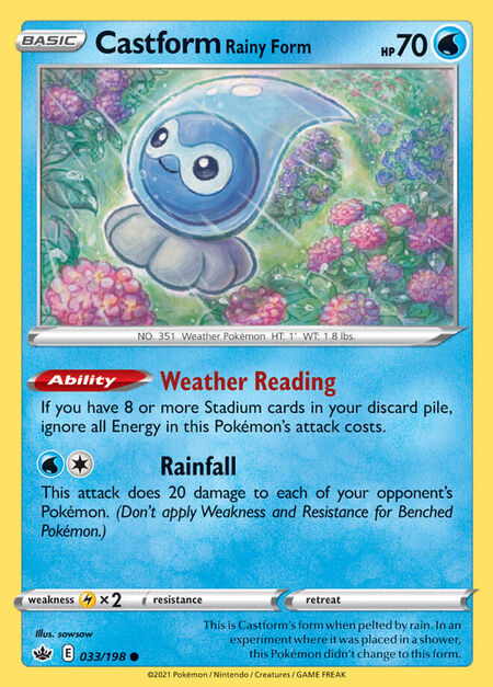Castform Rainy Form