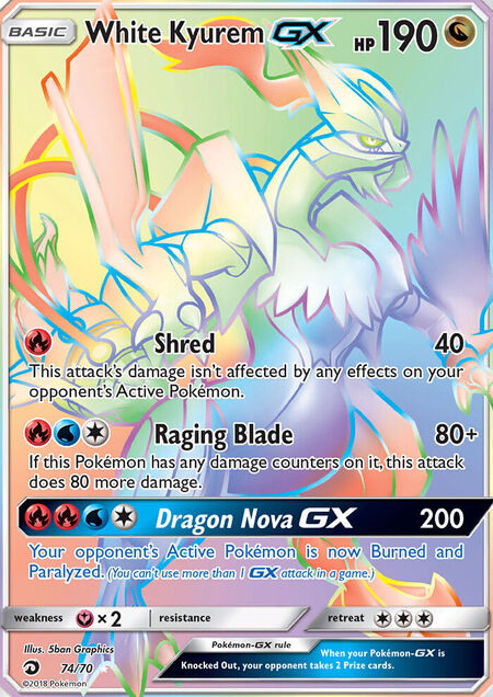 White Kyurem-GX