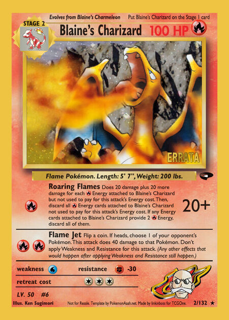Blaine's Charizard