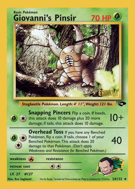 Giovanni's Pinsir