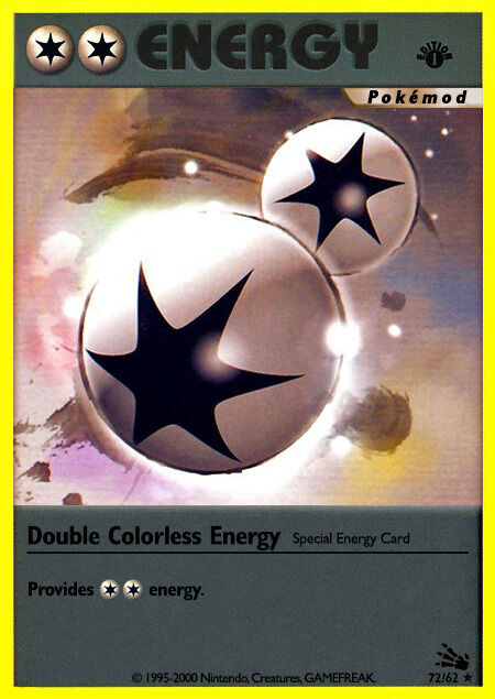 Double Colorless Energy