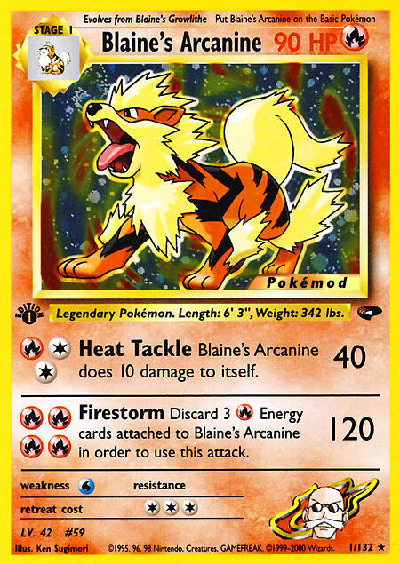 Blaine's Arcanine