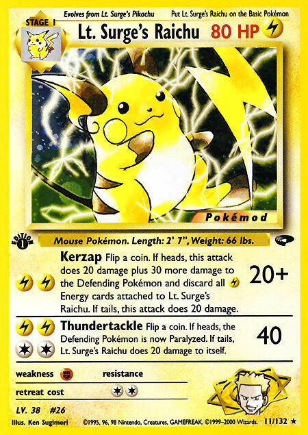 Lt. Surge's Raichu