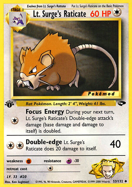 Lt. Surge's Raticate