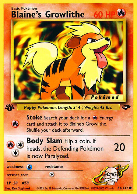Blaine's Growlithe