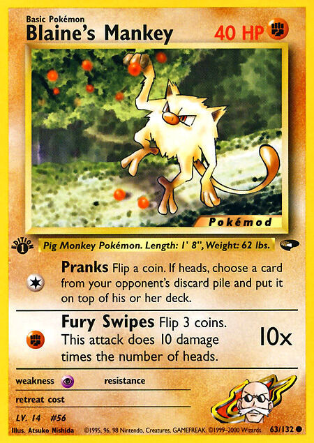 Blaine's Mankey