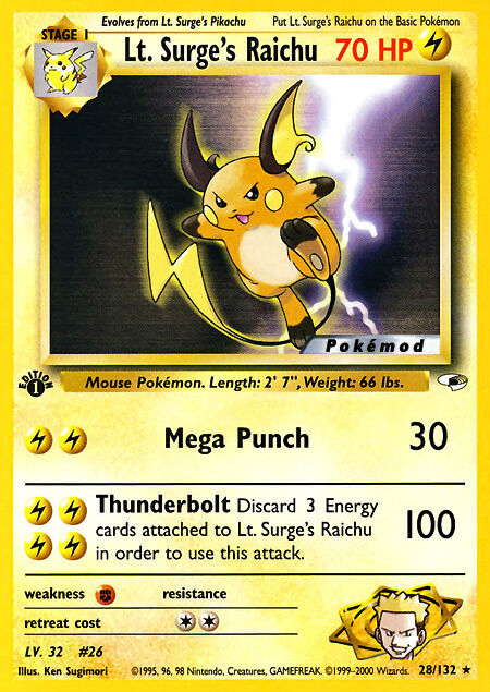Lt. Surge's Raichu