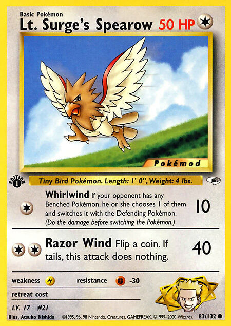 Lt. Surge's Spearow