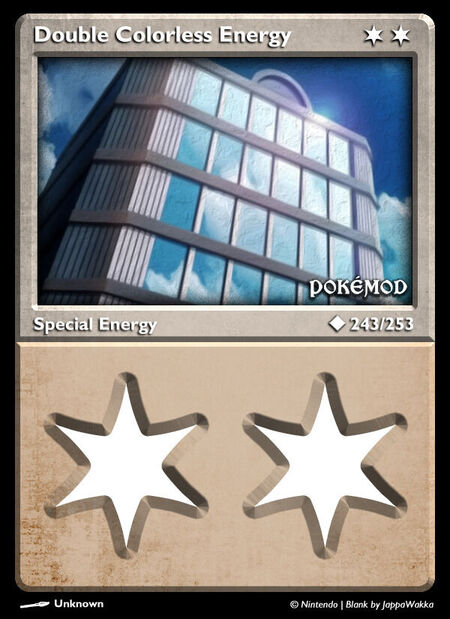 Double Colorless Energy