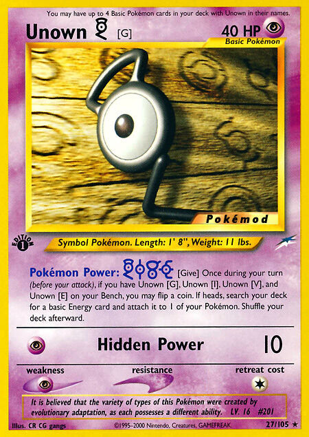 Unown G