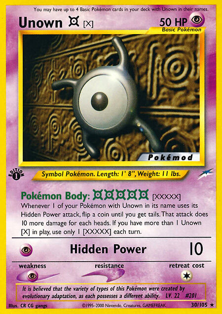 Unown X