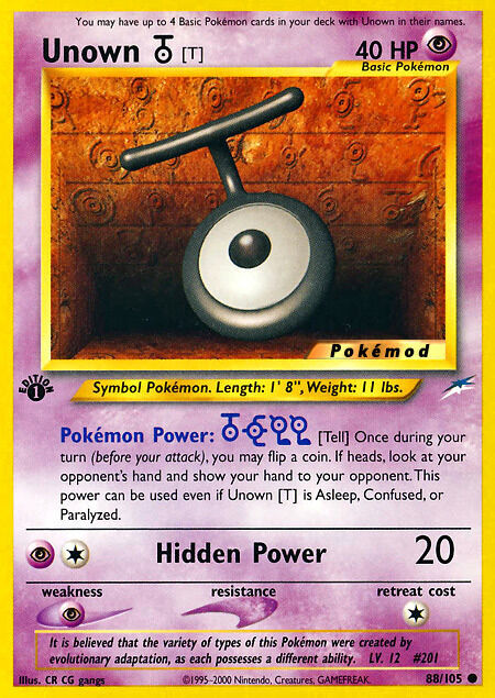 Unown T