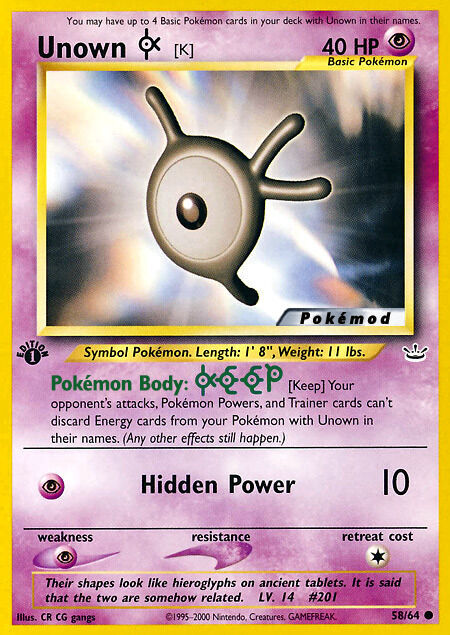 Unown K