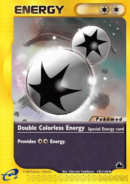 Double Colorless Energy