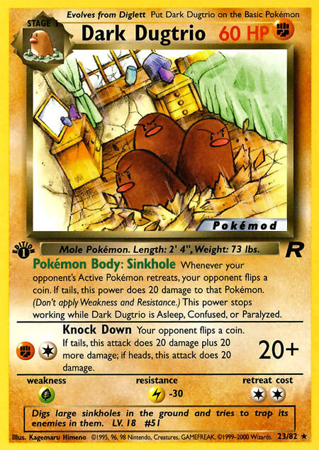 Dark Dugtrio