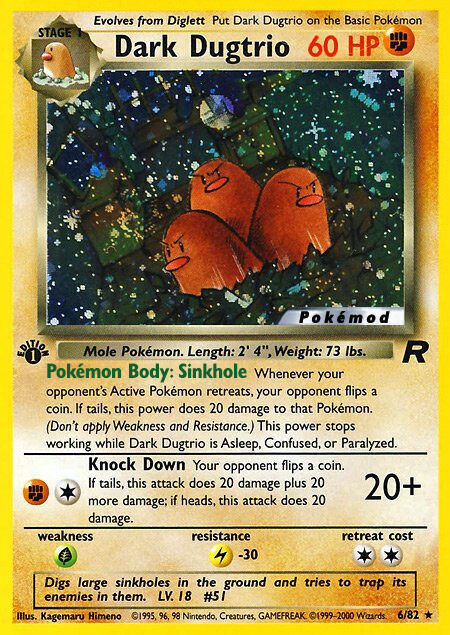 Dark Dugtrio