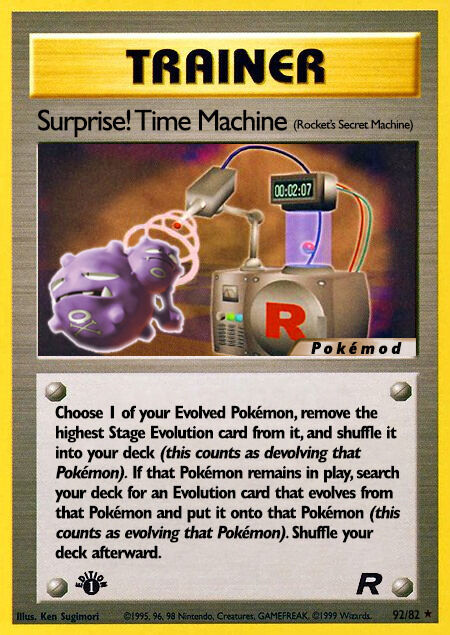 Surprise! Time Machine