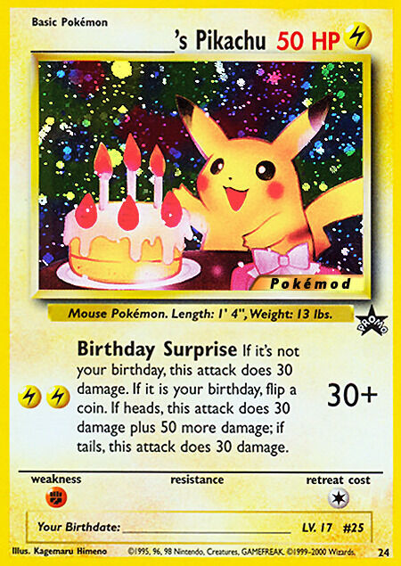 Birthday Pikachu