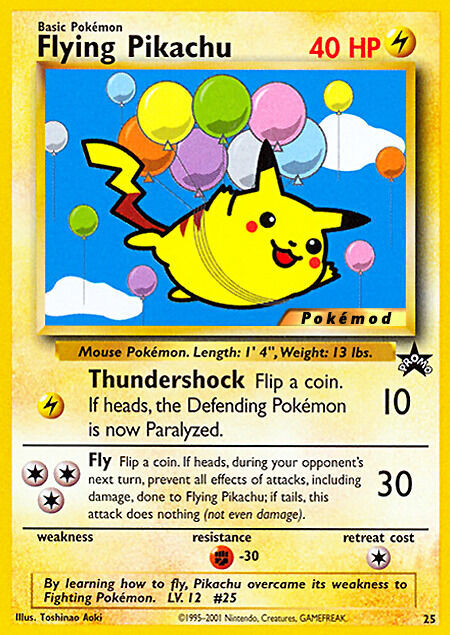Flying Pikachu