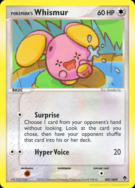 PokéPark's Whismur