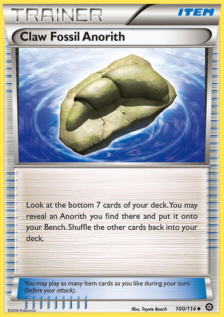 Claw Fossil Anorith