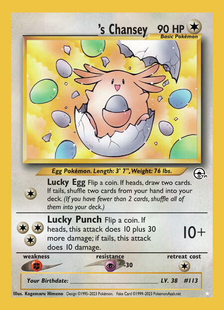 _____'s Chansey