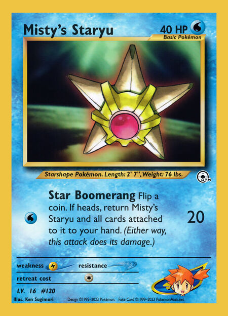 Misty's Staryu